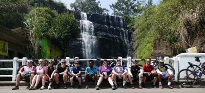 Tracy Sodeau Cycling on the  tour with redspokes