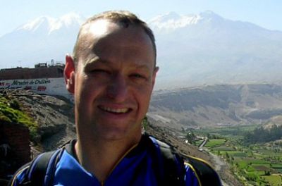 Robert Burford Cycling on the  tour with redspokes