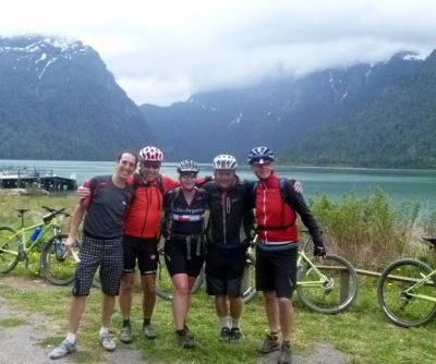 Robert Burford Cycling on the  tour with redspokes