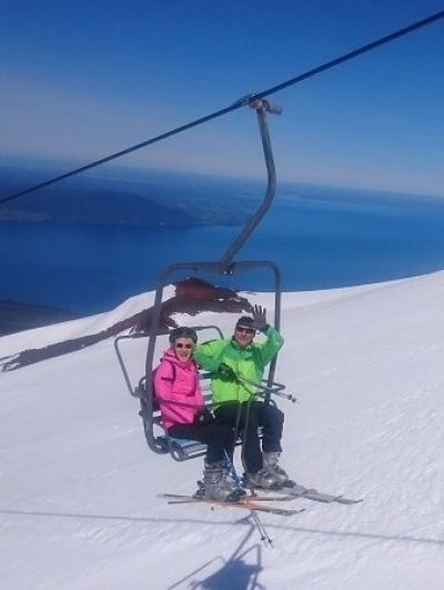 Susan Pritchard Cycling on the  tour with redspokes