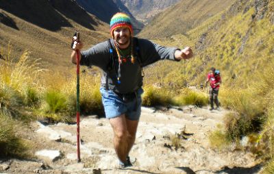 Tim Eagle Cycling on the  tour with redspokes