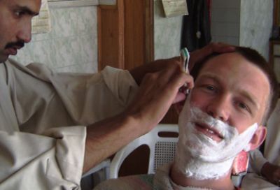 Martin Crane Cycling on the  tour with redspokes
