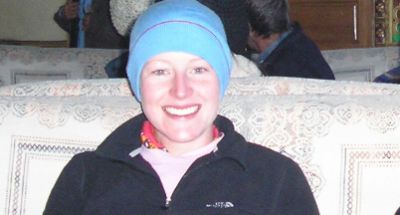 Cliona Kenny Cycling on the  tour with redspokes