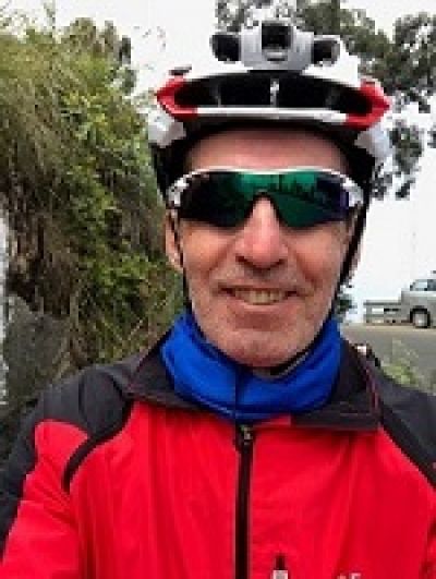 Pierre Albert Gaspard Cycling on the  tour with redspokes