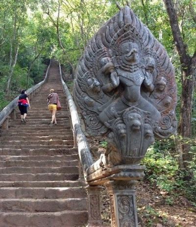 Sue and Jack Brabin Cycling on the  tour with redspokes