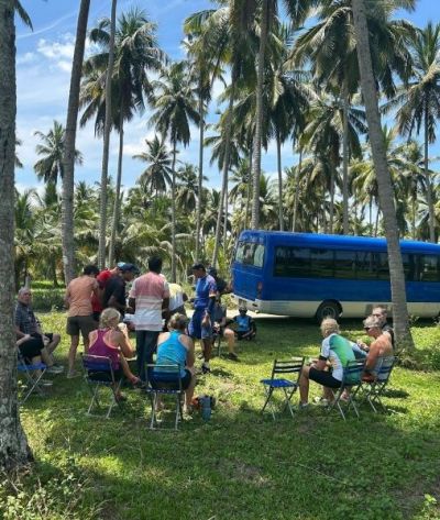 Gillian Mackie Cycling on the  tour with redspokes