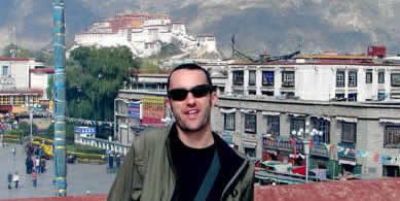 Steve Barnes Cycling on the  tour with redspokes