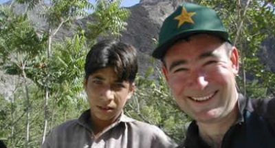 Mr Campbell McLeod Cycling on the  tour with redspokes