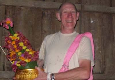 Clifford Erett Cycling on the  tour with redspokes