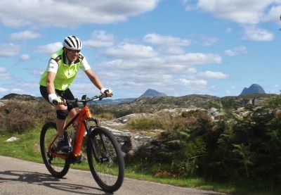 Gordon Gates Cycling on the  tour with redspokes