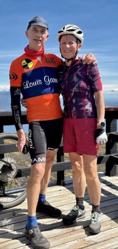 Elizabeth Mcgready Cycling on the  tour with redspokes