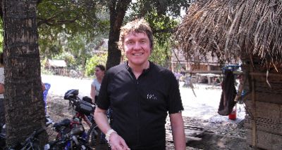 Mark Pearson Cycling on the  tour with redspokes