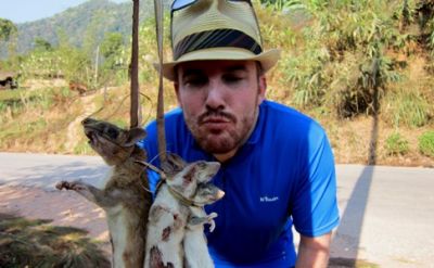Roger Day Cycling on the  tour with redspokes