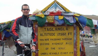 Stirling Slingerlan Cycling on the  tour with redspokes