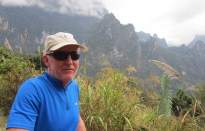 Anthony Chadwick Cycling on the  tour with redspokes