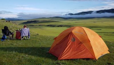 Rick Canham Cycling on the  tour with redspokes